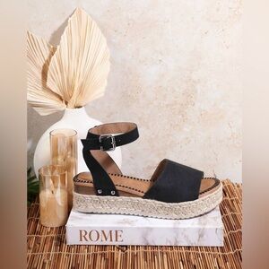 Shein Chunky Wedged Sandals